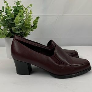 What’s What burgundy heels